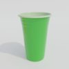 large cup green cup big green cup